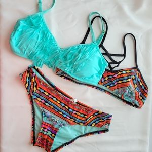 Gianni Bini Fringe Bikini Set